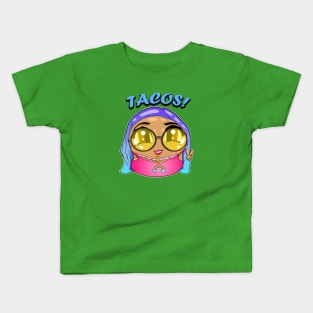 CutePotatoTacos001 Kids T-Shirt